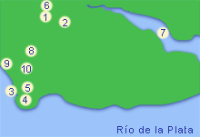 Ubicación de spots