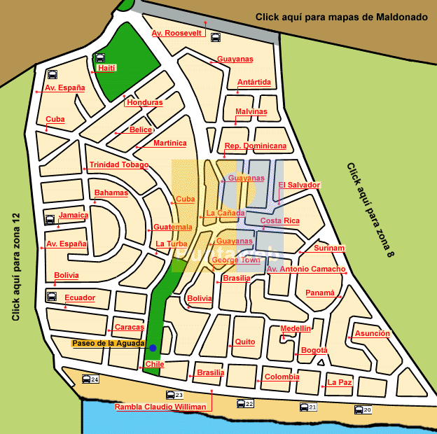 mapa de zona 10