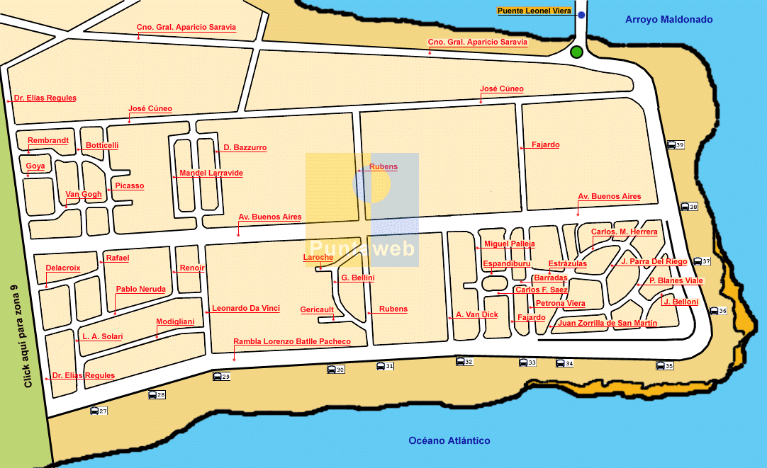 mapa de zona 11