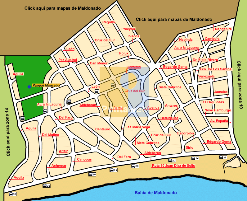 mapa de zona 12
