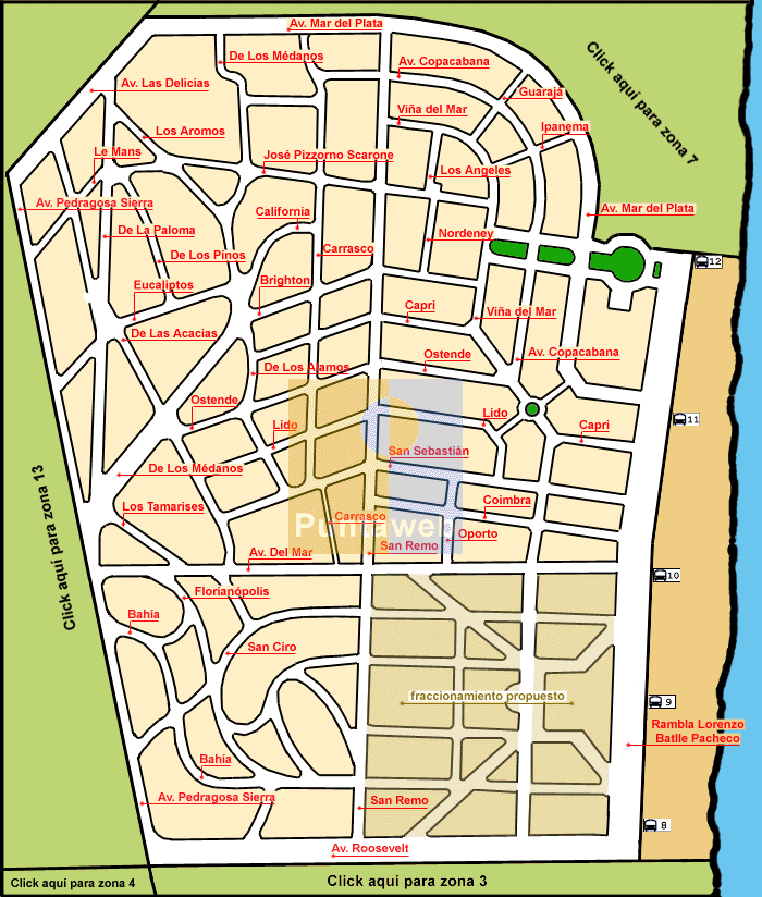 mapa de zona 5