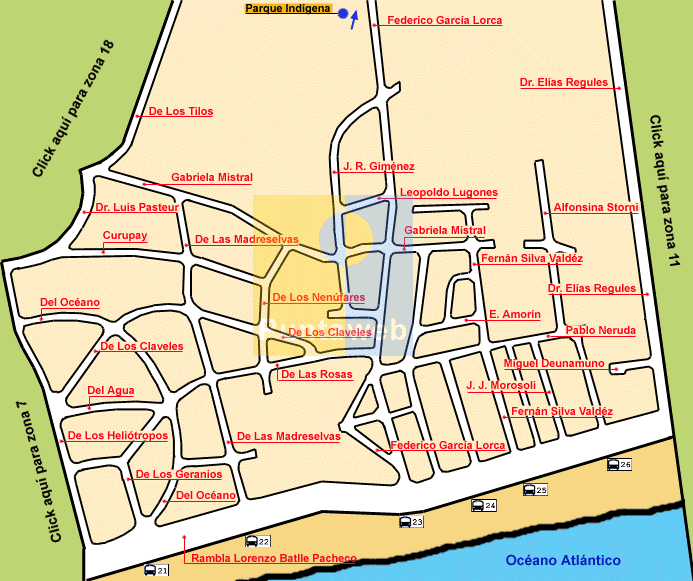 mapa de zona 9