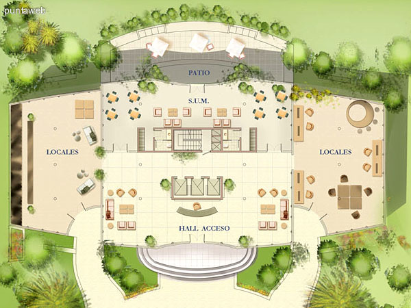 Plano de unidad 2 dormitorios.<br>Principal en suite, ba�o completo con ba�era.<br>Segundo dormitorio semi suite con ba�o completo, ba�era.<br>Cocina con mesada en L.<br>Living comedor integrados.