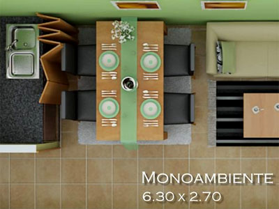 Ba�o de los apartamentos tipo 3  