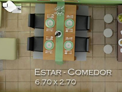 Terraza de los apartamentos tipo 1