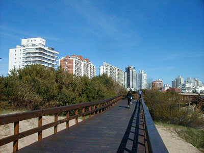 Paseo de Mailhos sobre la Playa Mansa - Punta del Este