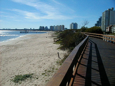 Paseo de Mailhos sobre la Playa Mansa - Punta del Este