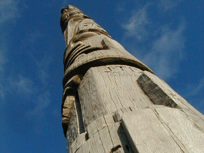 Totem en los ingresos a la Pen�nsula - Punta del Este