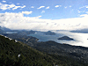 Vista de la ciudad de Bariloche y el lago Nahuel Huapi - Bariloche