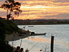 Atardecer sobre el Arroyo Maldonado - La Barra