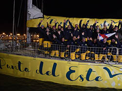 Clipper Race: Hroes locales, el velero Punta del Este bienvenido en su puerto