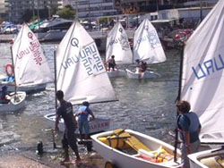Sudamericano de clase Optimist  en Punta del Este