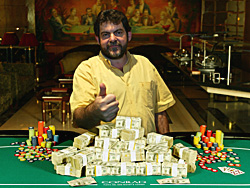 Bernardo Sandberg campe�n sudamericano de Poker