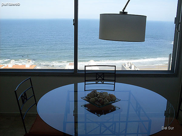 View from space of the living room by the window inward.<br><br>To the left of the picture the staircase leading to the private terrace.