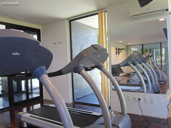 Gym. Located on the ground floor on the south side.