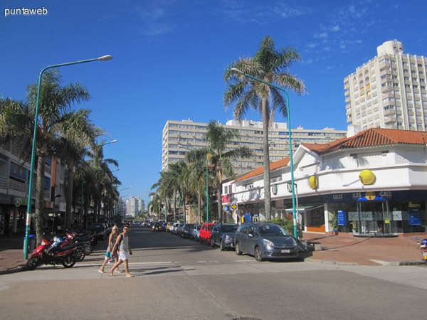 Acceso al edificio sobre la Av. Gorlero.