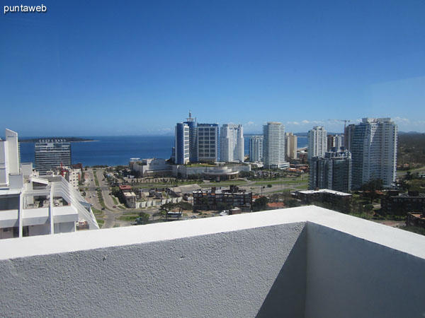 Vista hacia el norte desde la barbacoa propia.