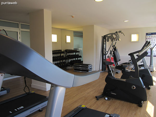 Gym. Located on the ground floor on the west side. <br><br>Modern equipment for all types of exercises.