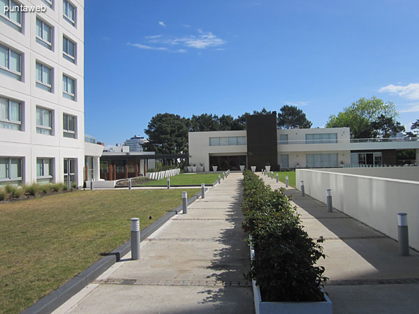 View to the east from farm buildings Ocean Drive 1 and 2.