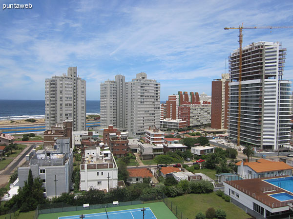 View from the living room into the Atlantic Ocean on the beach Brava.