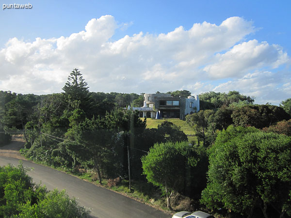 View to the northeast from the window of the second suite.