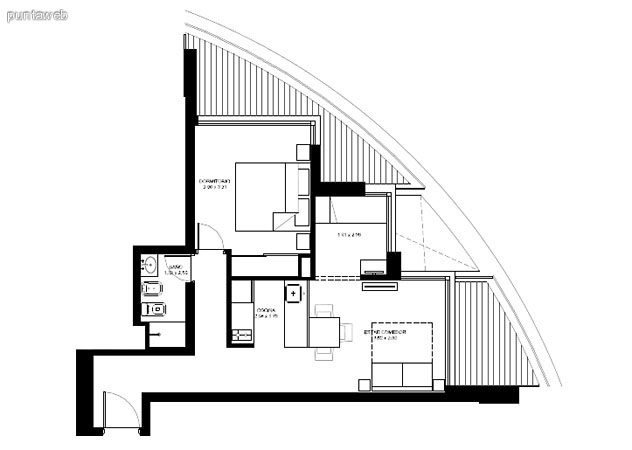 Location plan of the apartments of typology 04