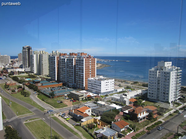 View from the roof balcony and closed to the beach Mansa in a southwesterly direction.