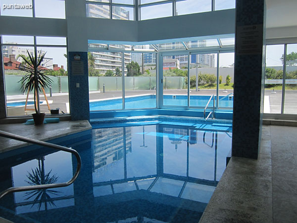 View of the bay of Punta del Este from the terrace on the second floor of the duplex.