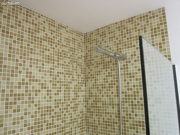Detail of fittings and fixtures in the second bathroom.
