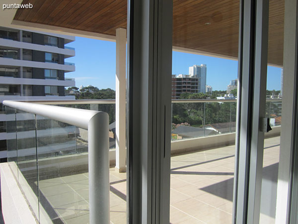 View to the northeast from the window of the suite.