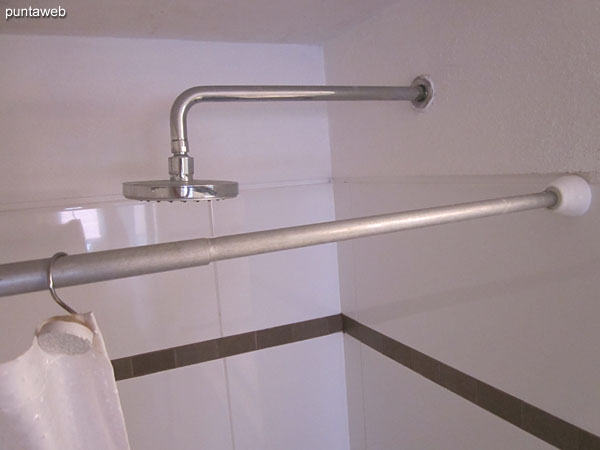 Detail of taps and sanitary ware in the bathroom of the master suite.