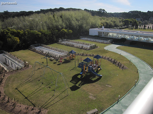 View from the balcony to the block 2.