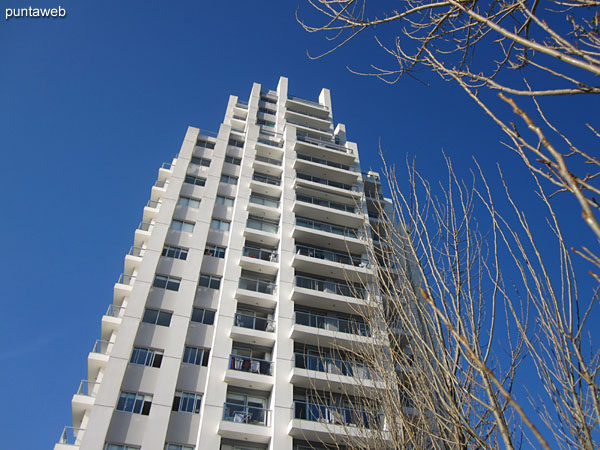 Contrafrente building from space outdoor pool.