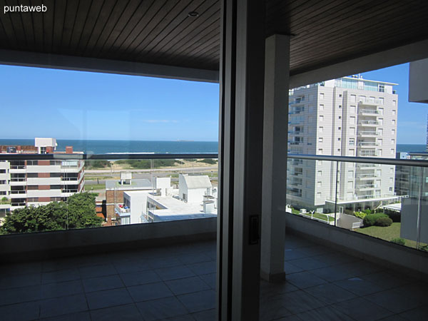 View and access to terrace balcony from the second bedroom.