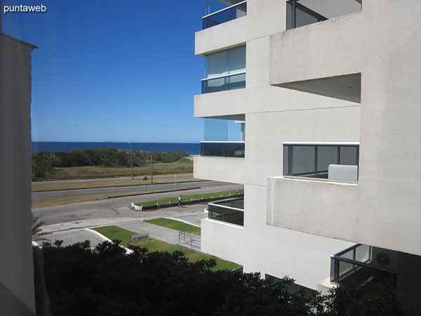 View to the west side from the second bedroom window.