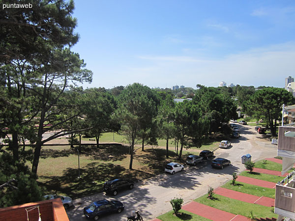 View from the terrace of the building towards the surroundings.