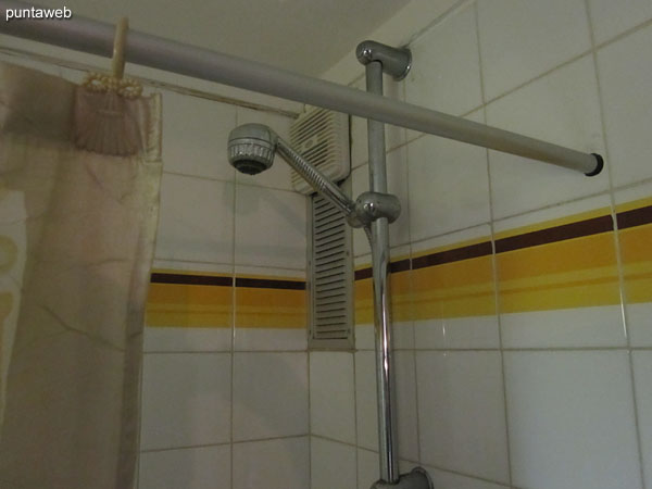 Bathroom interior. Detail of faucets and sanitary fixtures.