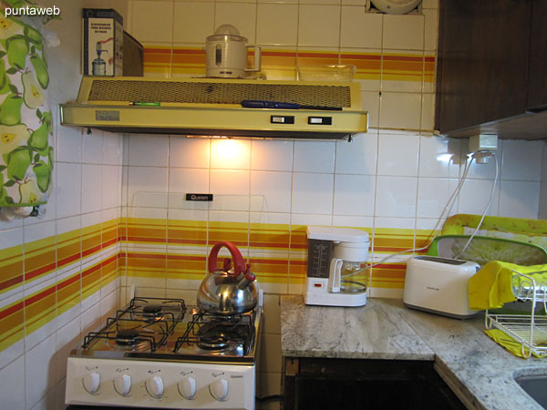 Detail of faucets and sanitary fixtures.