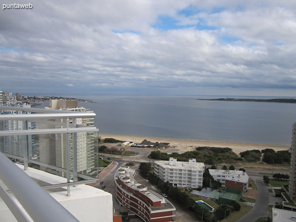 Vista desde la terraza del edificio.