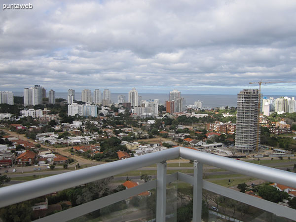 Vista desde la terraza del edificio.