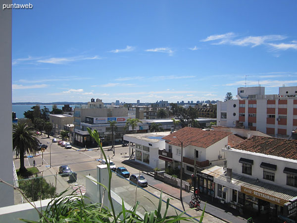 General view of the outdoor pool.