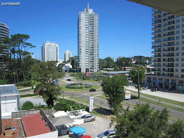 Vista desde la suite hacia la Av. Roosevelt.