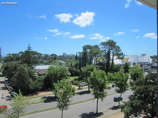 Vista desde la suite hacia la Av. Roosevelt.