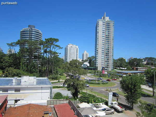 View from the bathroom of the suite.