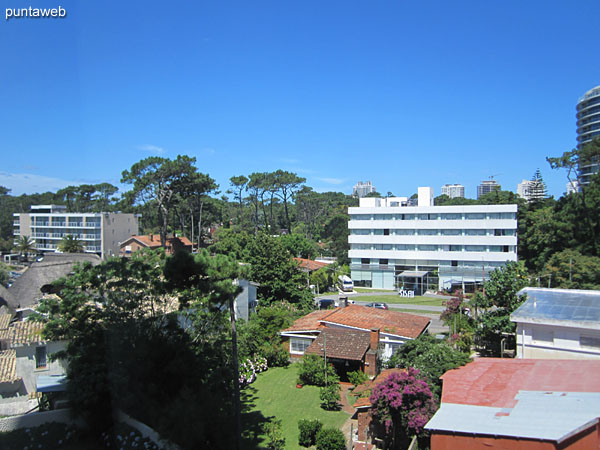 Vista hacia el lateral sur desde el dormitorio de servicio.