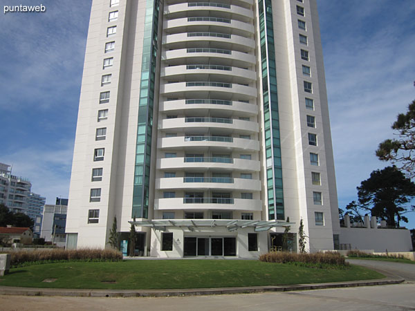 Wind Tower facade.