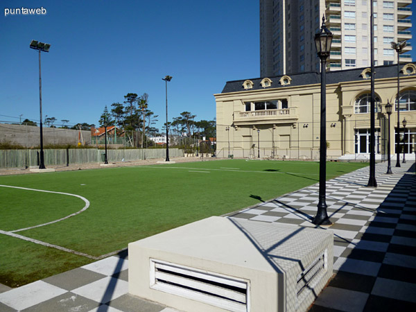 Cancha de futbol cinco.