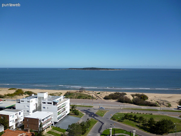 Isla de Gorriti vista desde la terraza.