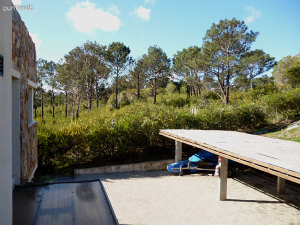 Vistas desde el balcn de la suite.