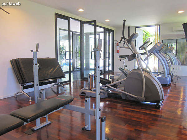 Gym. Located on the ground floor on the south side.